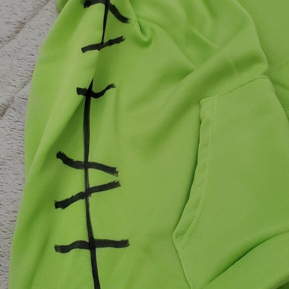 Oogie Boogie design Green Fleece Sweatsuit - Picture 5 of 8